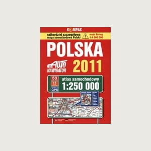 Polska 2011. Atlas samochodowy 1:250 000