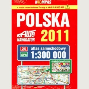 Polska 2011. Atlas samochodowy 1:300 000