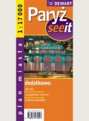 Paryż. Plan miasta 1:17 000